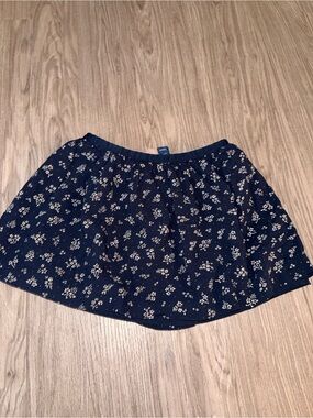 Polo by Ralph Lauren Navy Floral Skater Skirt
